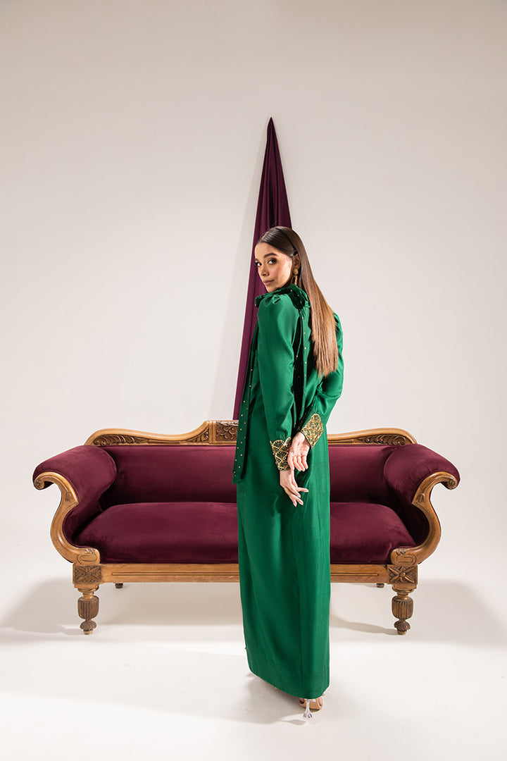 Maria Osama Khan | Tiffany Formals | Emerald -  Maria Osama Khan Formal -  Agha Fabrics
