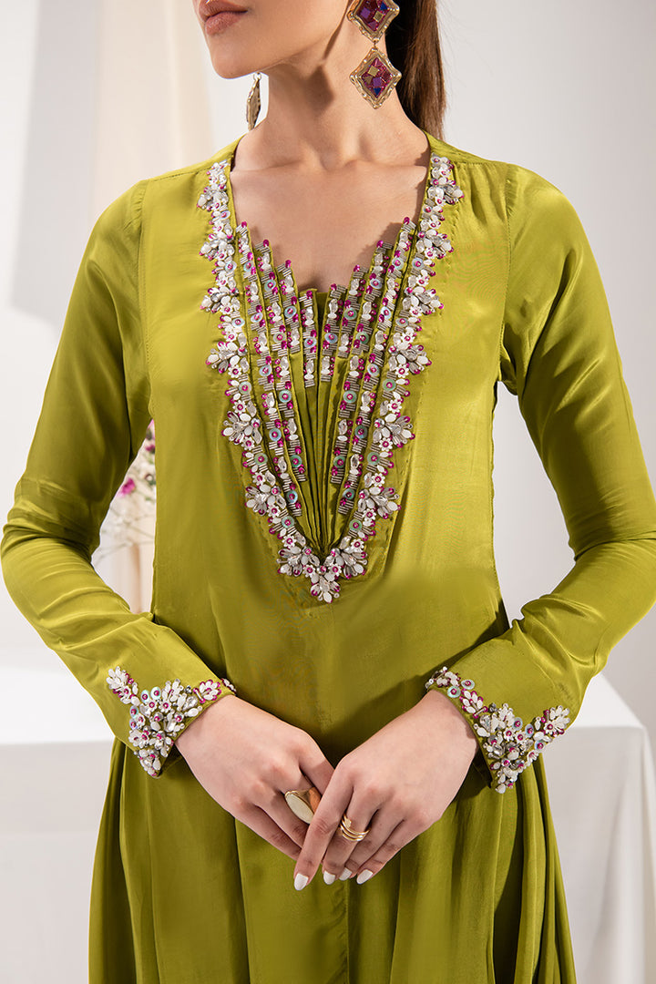 Maria Osama Khan | Tiffany Formals | Peridot -  Maria Osama Khan Formal -  Agha Fabrics