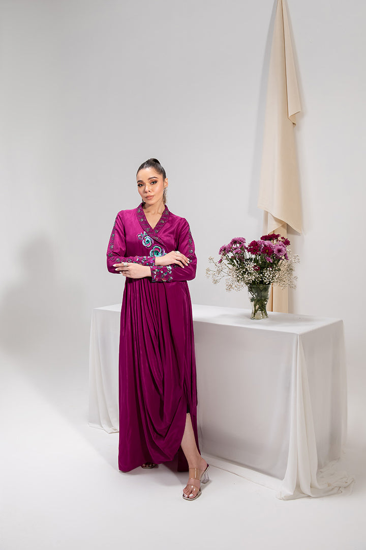 Maria Osama Khan | Tiffany Formals | Amethyst -  Maria Osama Khan Formal -  Agha Fabrics