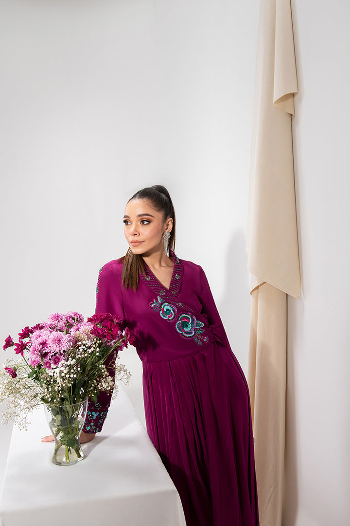Maria Osama Khan | Tiffany Formals | Amethyst -  Maria Osama Khan Formal -  Agha Fabrics