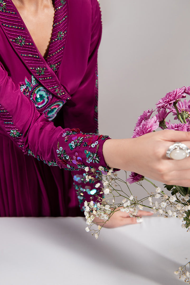 Maria Osama Khan | Tiffany Formals | Amethyst -  Maria Osama Khan Formal -  Agha Fabrics