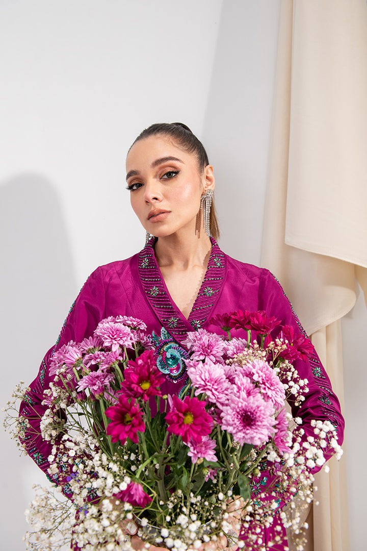 Maria Osama Khan | Tiffany Formals | Amethyst -  Maria Osama Khan Formal -  Agha Fabrics