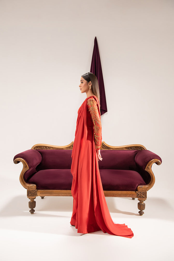 Maria Osama Khan | Tiffany Formals | Carnelian -  Maria Osama Khan Formal -  Agha Fabrics