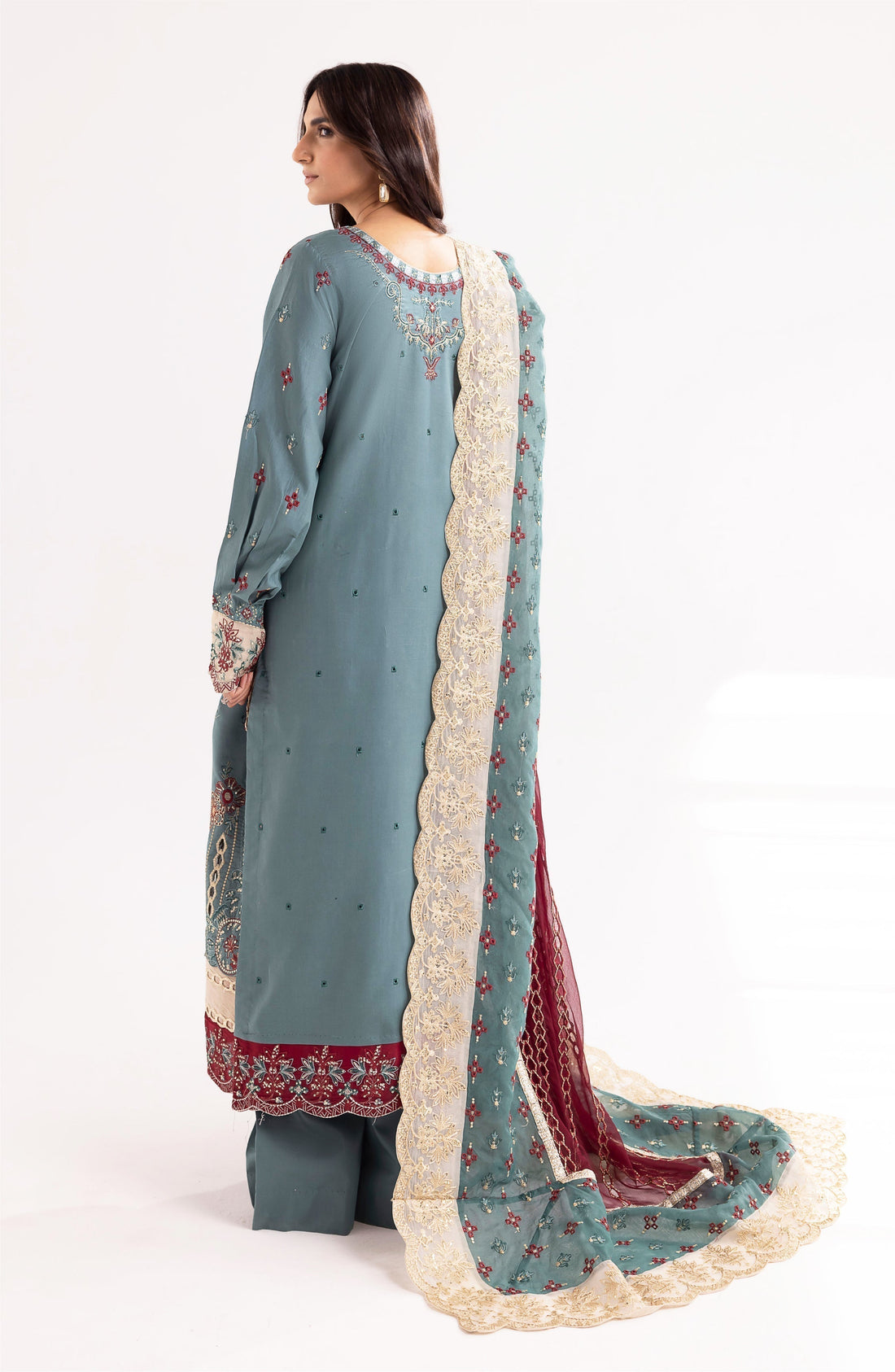 Maryum N Maria | Eid Luxury Lawn 24 | Laila -  Maryum N Maria Luxury -  Agha Fabrics