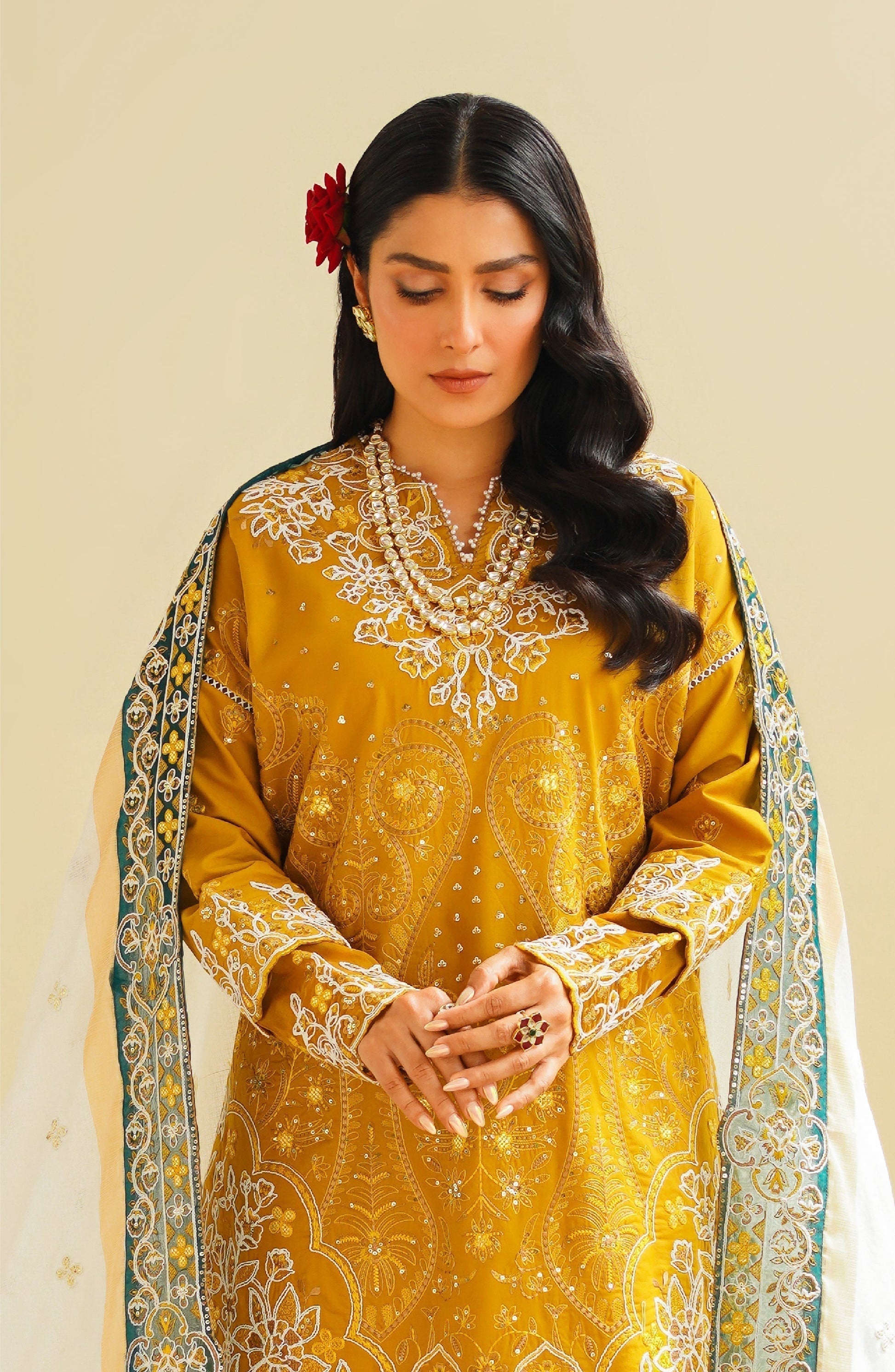 Maryum N Maria | Eid Luxury Lawn 24 | Sarah -  Maryum N Maria Luxury -  Agha Fabrics