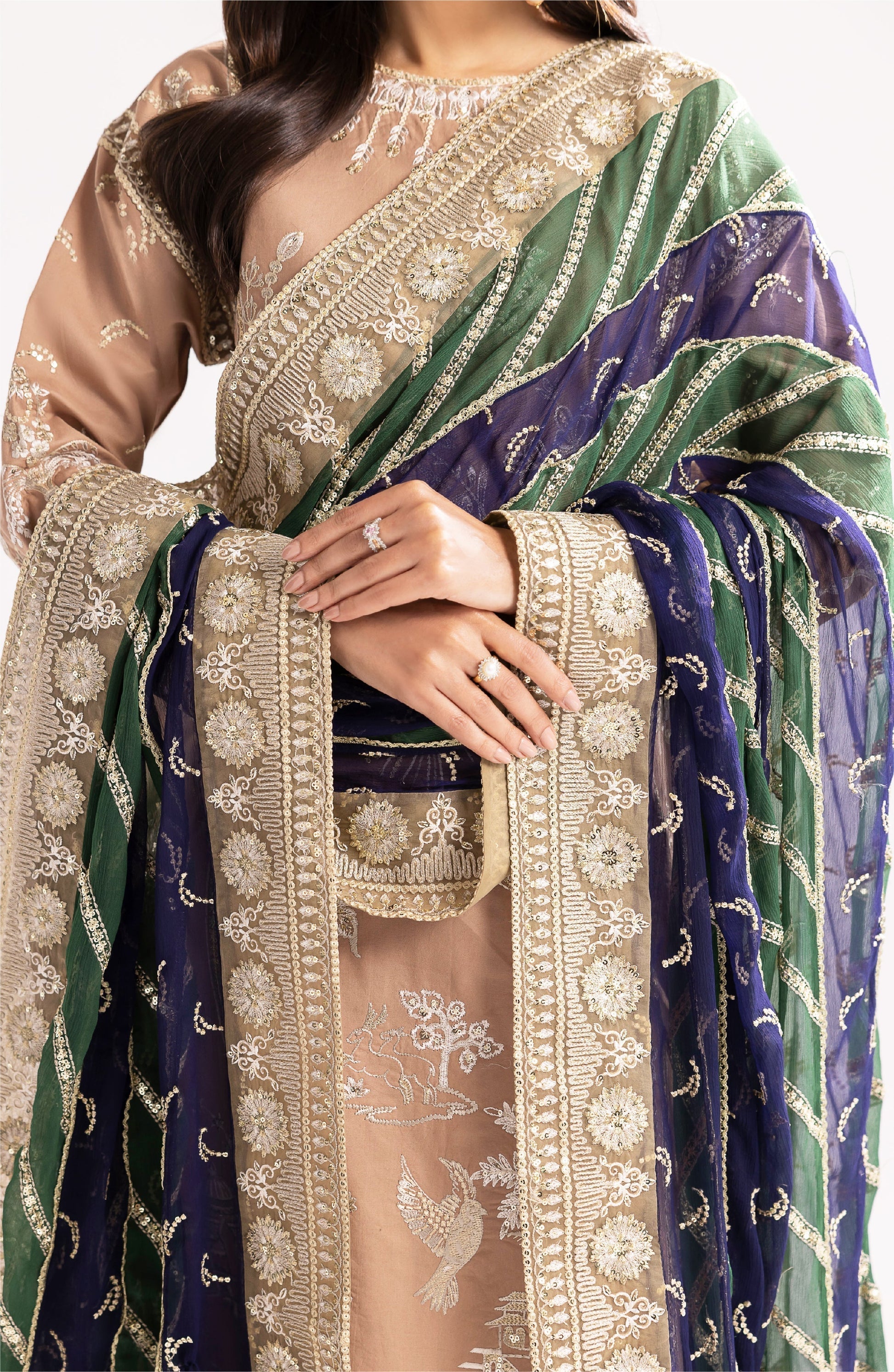 Maryum N Maria | Eid Luxury Lawn 24 | Fareena -  Maryum N Maria Luxury -  Agha Fabrics