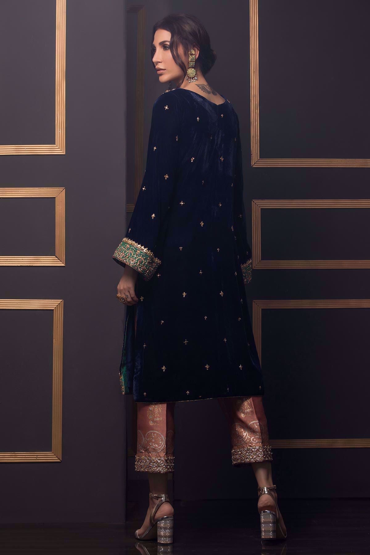 Annus Abrar | Semi Formals | ETOILES BLEU - Official Annus Abrar - Agha Fabrics UK