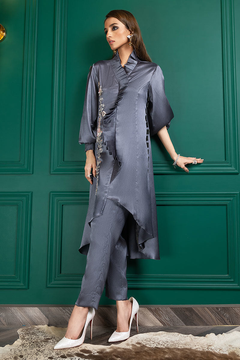 Wardha Saleem | Luxury Pret Fusion Wear | WS22-031 - Official Wardha Saleem - Agha Fabrics UK