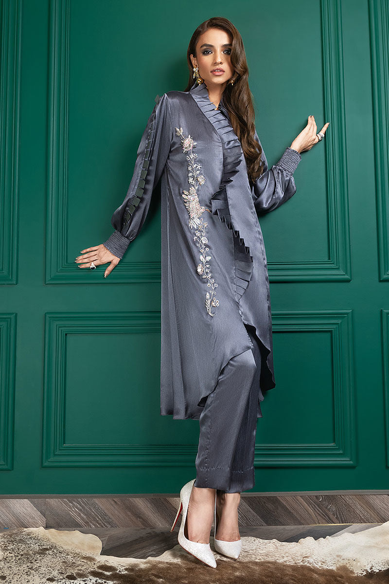 Wardha Saleem | Luxury Pret Fusion Wear | WS22-031 - Official Wardha Saleem - Agha Fabrics UK