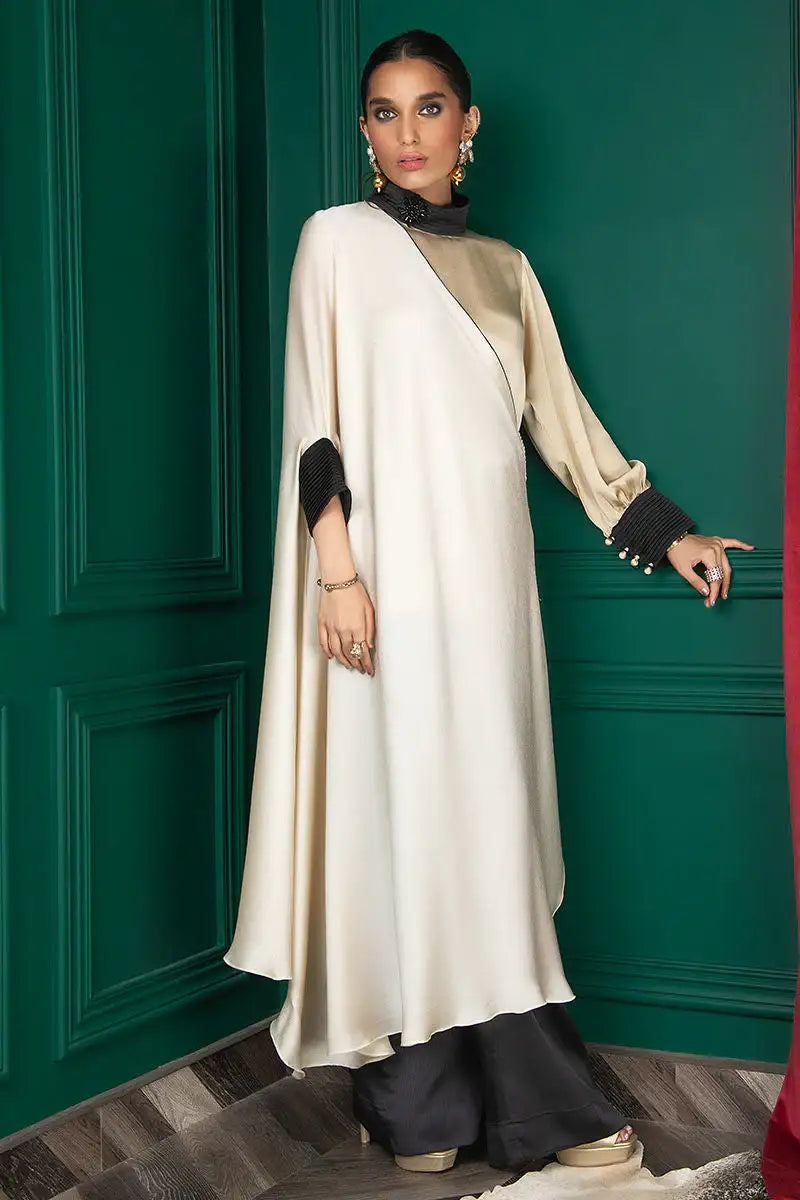 Wardha Saleem | Luxury Pret Fusion Wear | WS22-023 - Official Wardha Saleem - Agha Fabrics UK