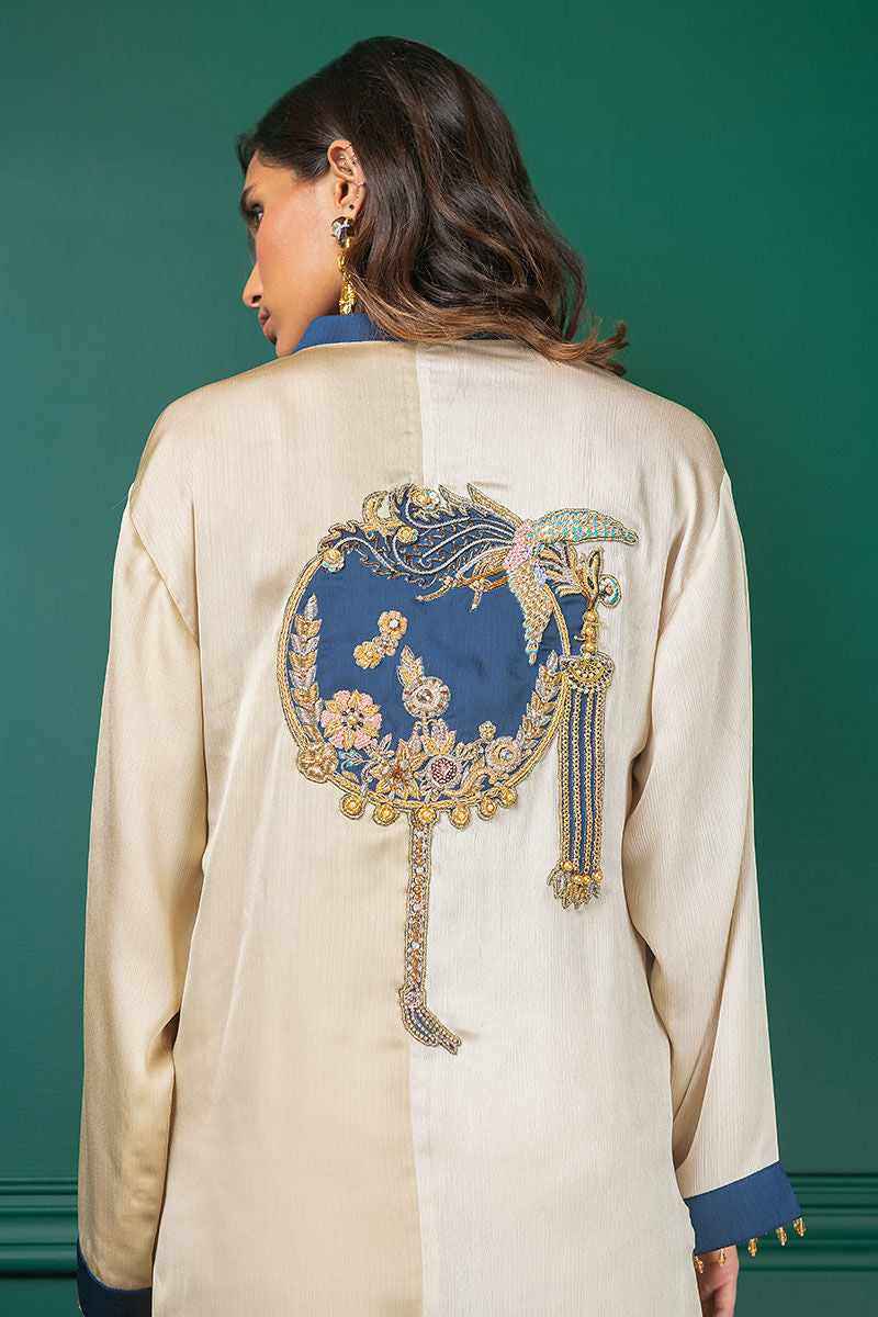 Wardha Saleem | Luxury Pret Fusion Wear | WS22-033 - Official Wardha Saleem - Agha Fabrics UK