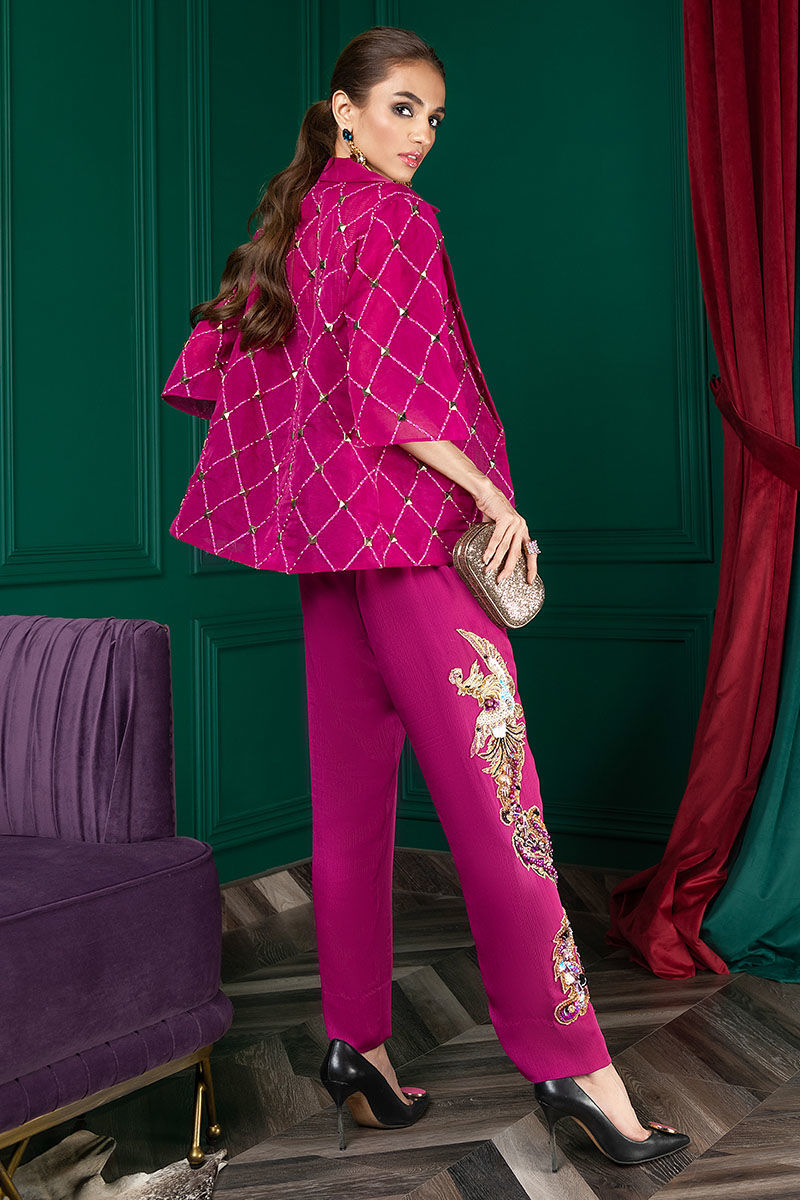 Wardha Saleem | Luxury Pret Fusion Wear | WS22-027 - Official Wardha Saleem - Agha Fabrics UK