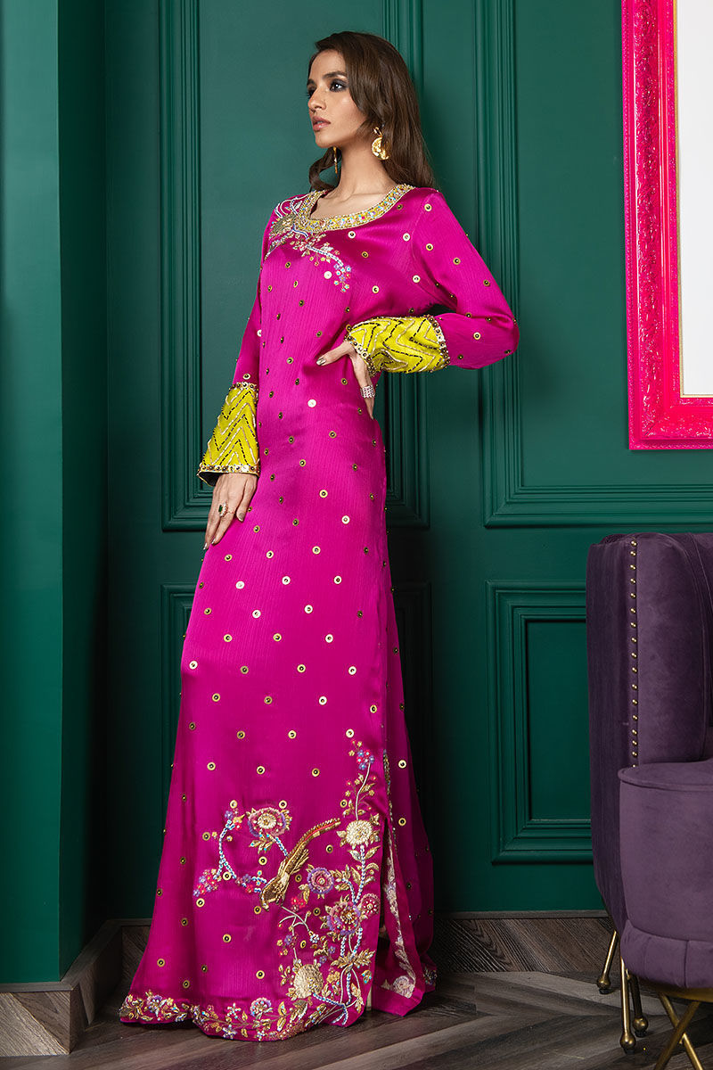 Wardha Saleem | Luxury Pret Fusion Wear | WS22-035 - Official Wardha Saleem - Agha Fabrics UK