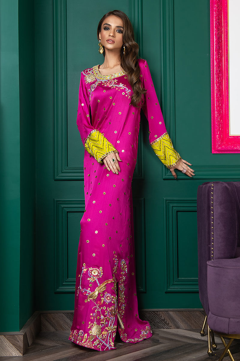 Wardha Saleem | Luxury Pret Fusion Wear | WS22-035 - Official Wardha Saleem - Agha Fabrics UK