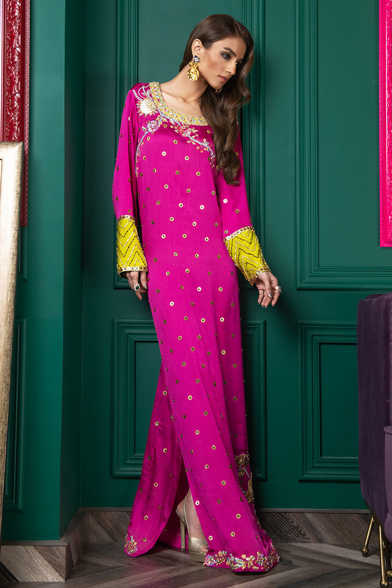 Wardha Saleem | Luxury Pret Fusion Wear | WS22-035 - Official Wardha Saleem - Agha Fabrics UK