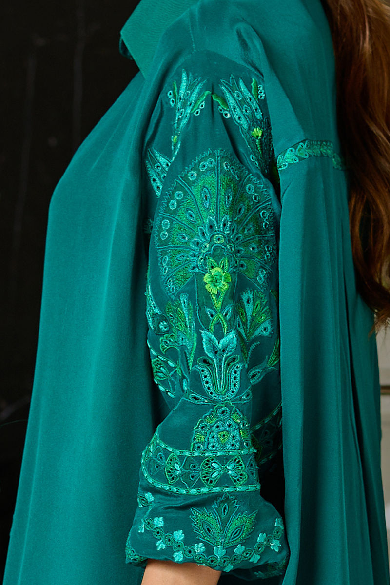Wardha Saleem | Luxury Pret Traditional Wear | EMERALD - Official Wardha Saleem - Agha Fabrics UK