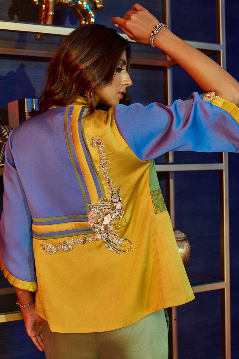 Wardha Saleem | Luxury Pret Fusion Wear | HUMMING BIRD JUMPSUIT