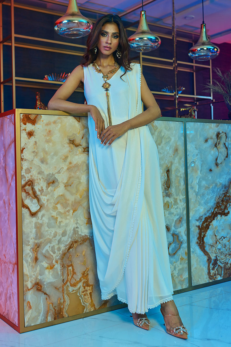 Wardha Saleem | Luxury Pret Fusion Wear | EMPRESS ÃÂ¢- DRAPE