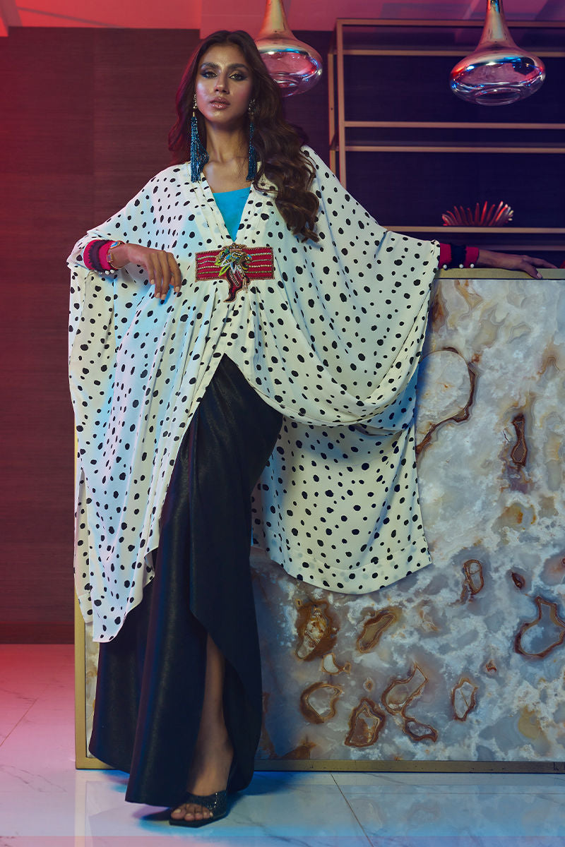 Wardha Saleem | Luxury Pret Fusion Wear | HOT SPOTÃÂ¢- 3PC FORMAL DRAPE