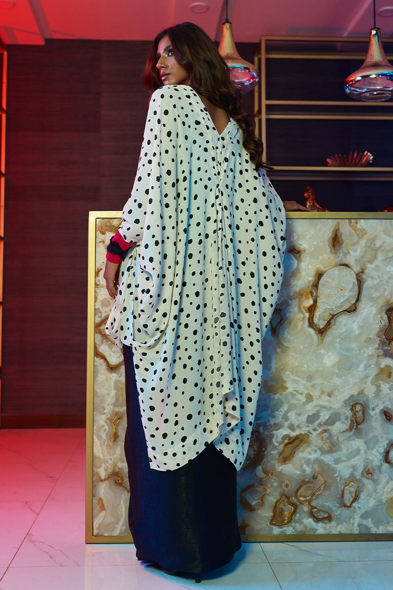 Wardha Saleem | Luxury Pret Fusion Wear | HOT SPOTÃÂ¢- 3PC FORMAL DRAPE