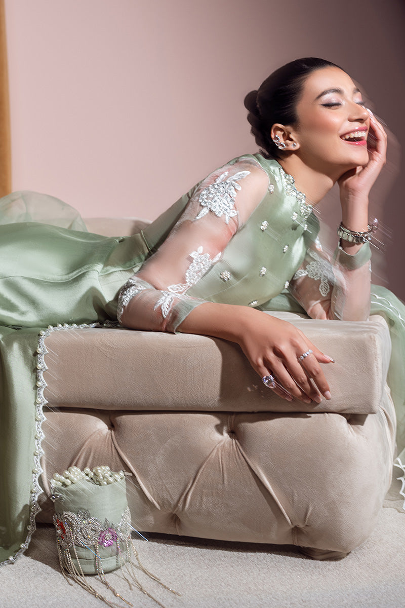 Huate Form | Luxury Pret | Mint Night - Official Haute Form - Agha Fabrics UK