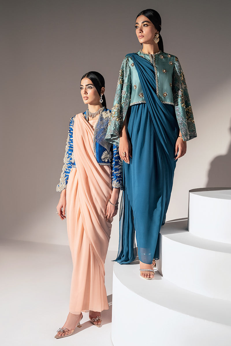 Huate Form | Luxury Pret | Glow In Blue - Official Haute Form - Agha Fabrics UK