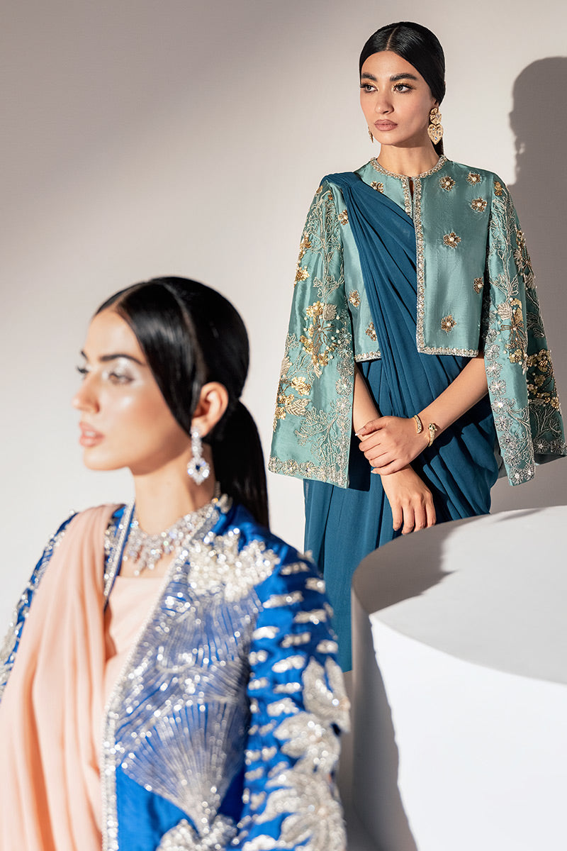 Huate Form | Luxury Pret | Glow In Blue - Official Haute Form - Agha Fabrics UK