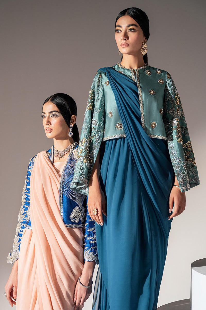 Huate Form | Luxury Pret | Glow In Blue - Official Haute Form - Agha Fabrics UK