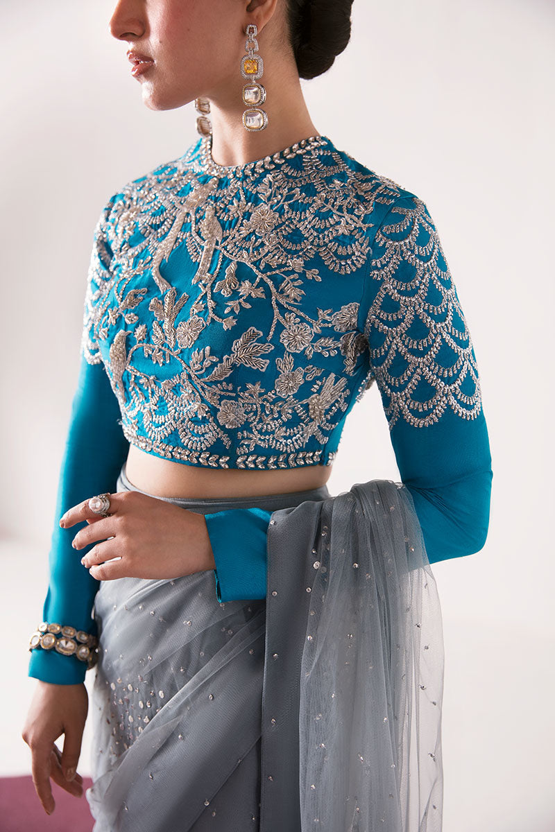 Huate Form | Luxury Pret | Kingfisher - Official Haute Form - Agha Fabrics UK