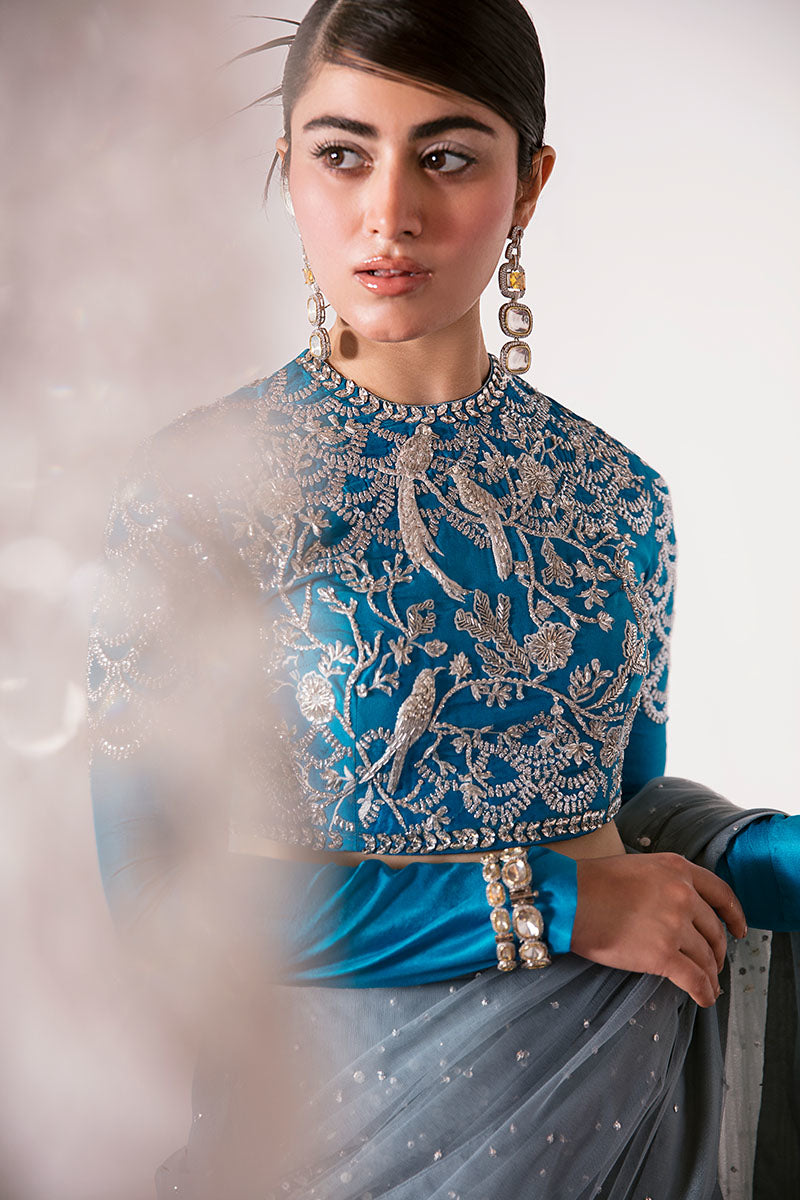 Huate Form | Luxury Pret | Kingfisher - Official Haute Form - Agha Fabrics UK