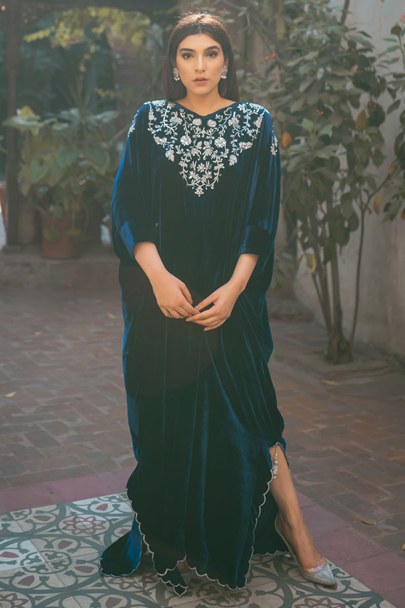 Ansab Jahangir | Bow Velvet Edit | ANTIQUE