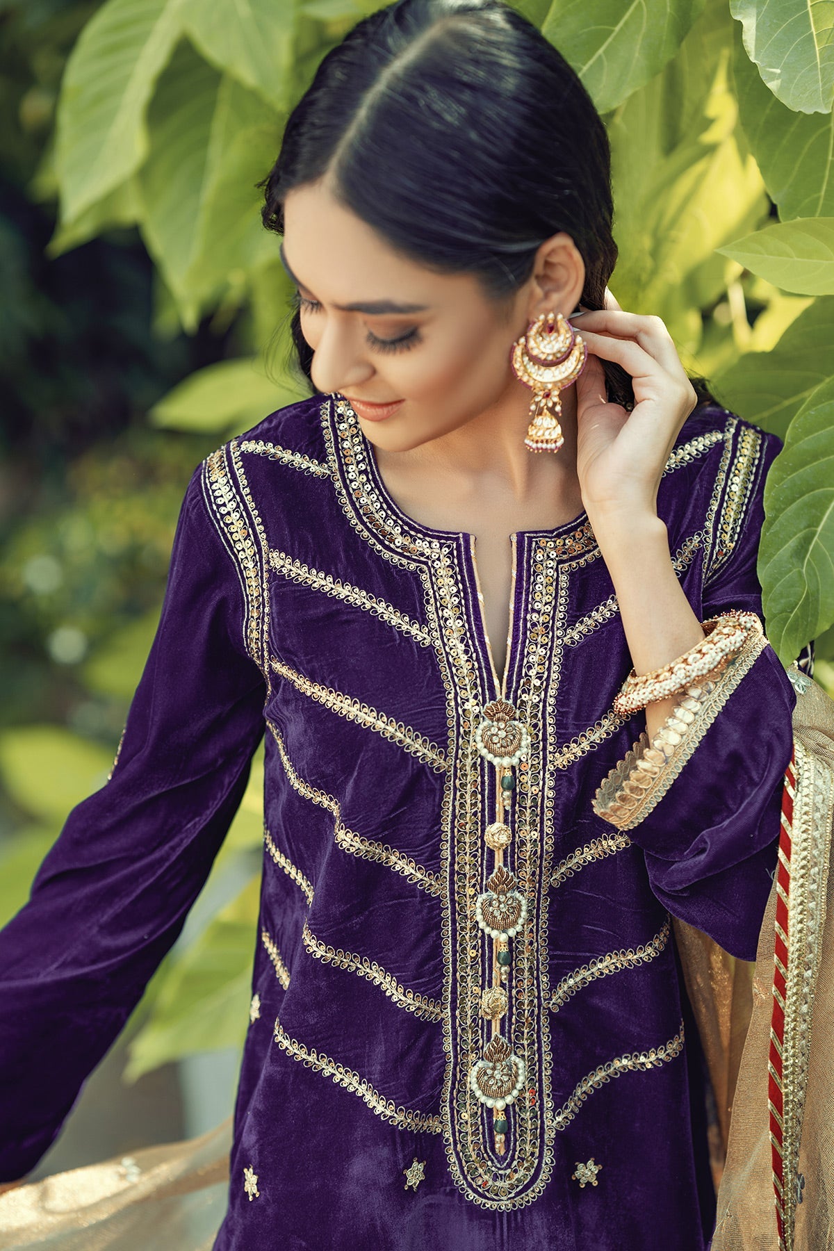 Annus Abrar | Semi Formals | AFSHANÃÂ¢-AMETHYST - Official Annus Abrar - Agha Fabrics UK