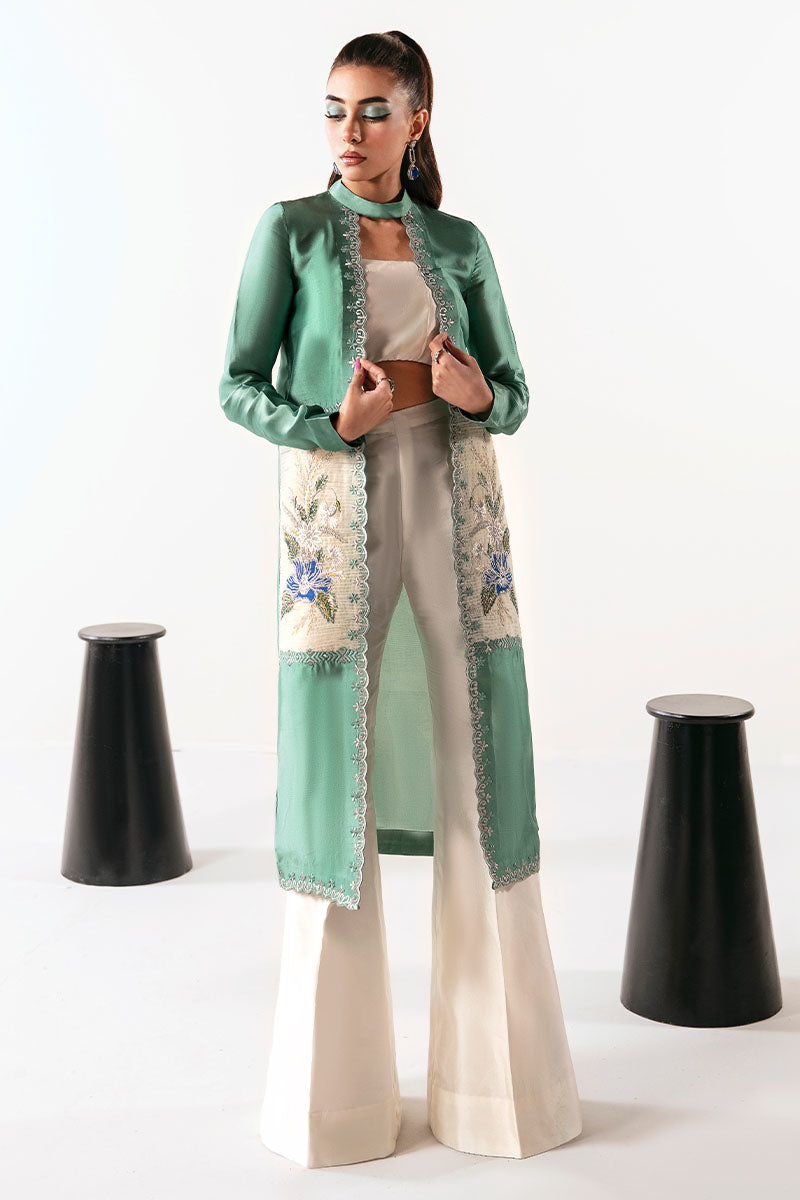 Huate Form | Luxury Pret | Teal - Official Haute Form - Agha Fabrics UK