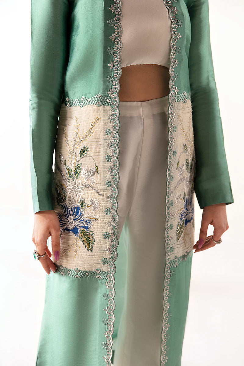Huate Form | Luxury Pret | Teal - Official Haute Form - Agha Fabrics UK