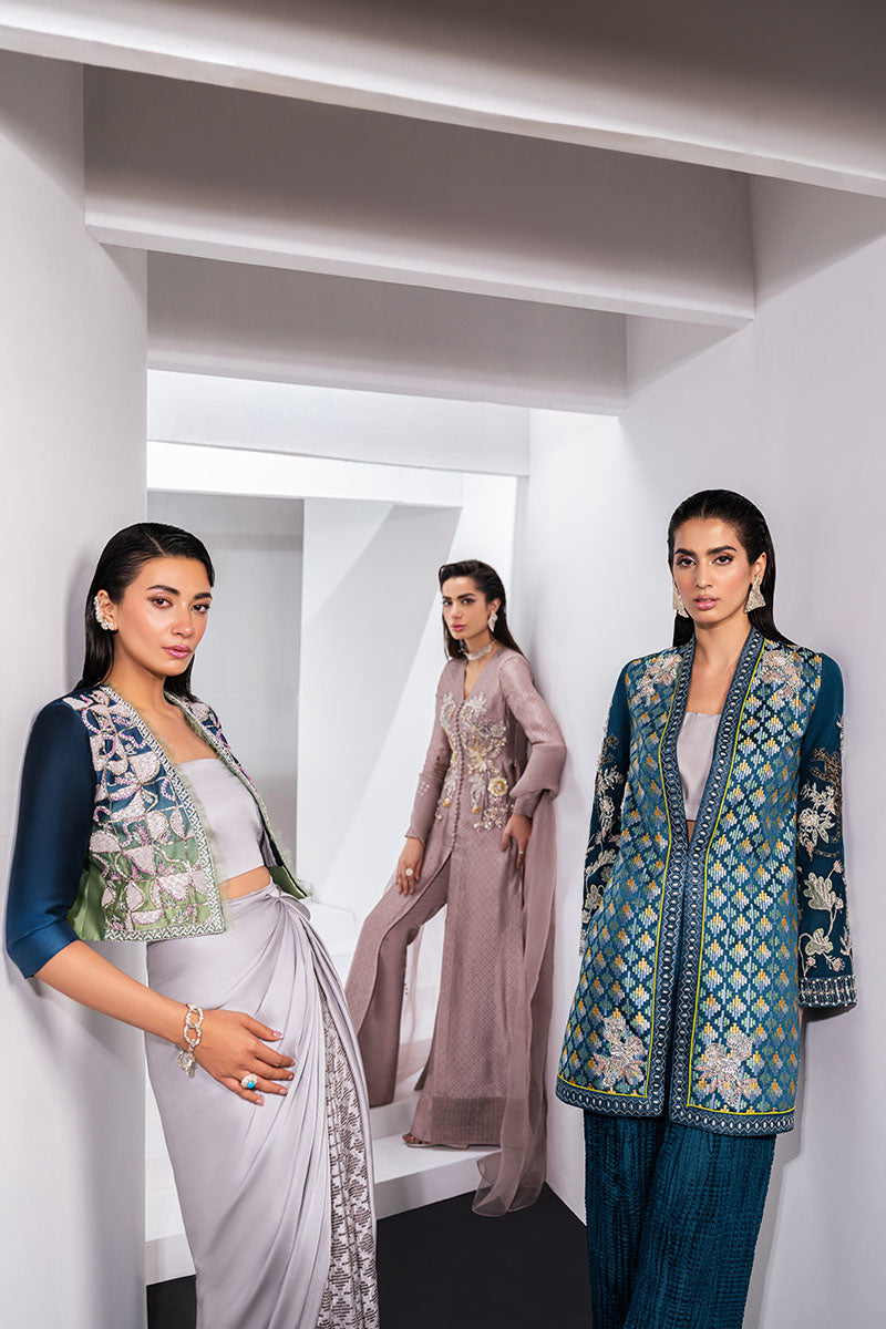 Huate Form | Luxury Pret | OMBRE SUNSET - Official Haute Form - Agha Fabrics UK