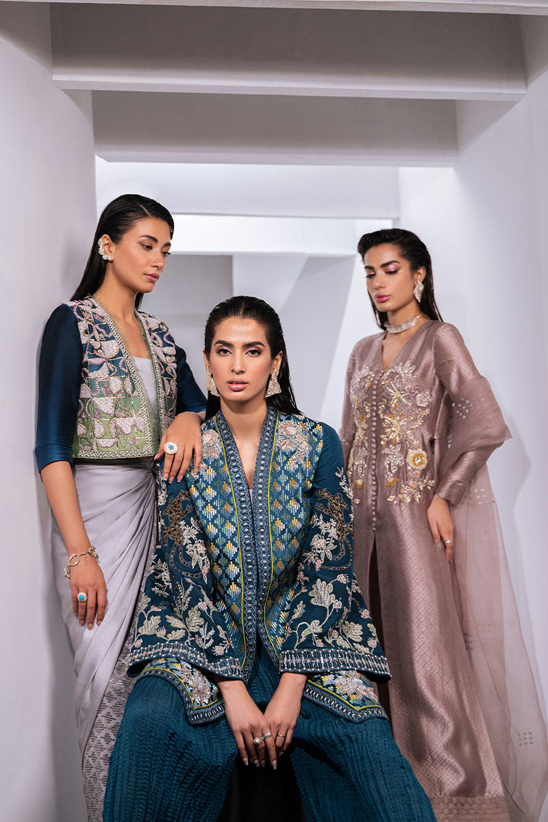 Huate Form | Luxury Pret | OMBRE SUNSET - Official Haute Form - Agha Fabrics UK