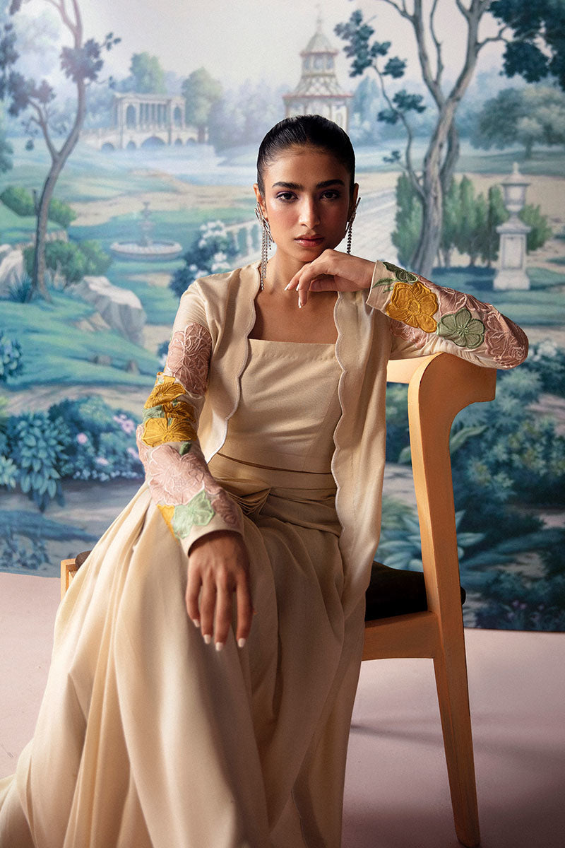 Huate Form | Luxury Pret | IVORY BLOOM - Official Haute Form - Agha Fabrics UK