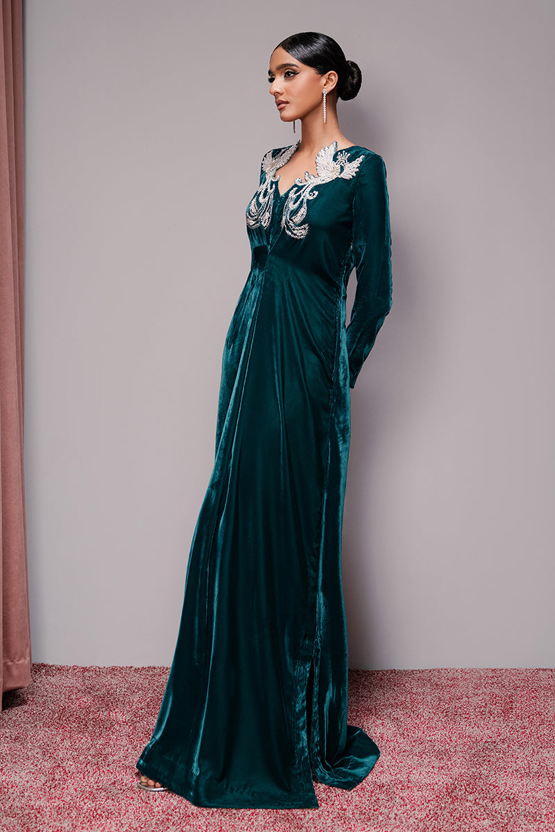 Haute Form | Rose Winter Plush | Emerald Escape - Official Haute Form - Agha Fabrics UK