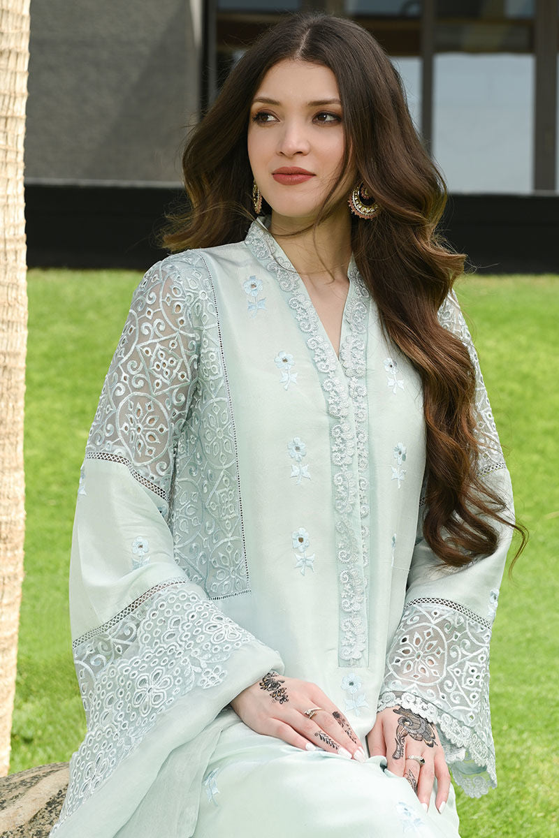 Ansab Jahangir | Luxury Silk Pret | BLUE FOG