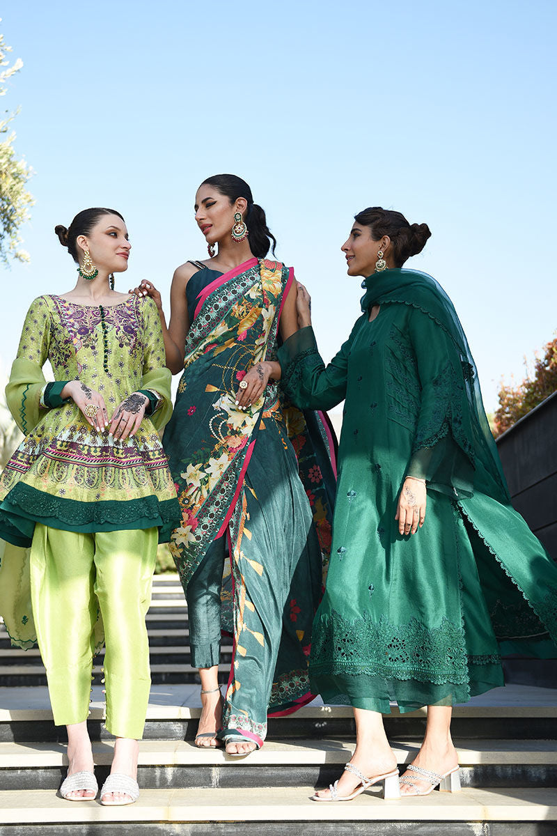 Ansab Jahangir | Luxury Silk Pret | KIWI