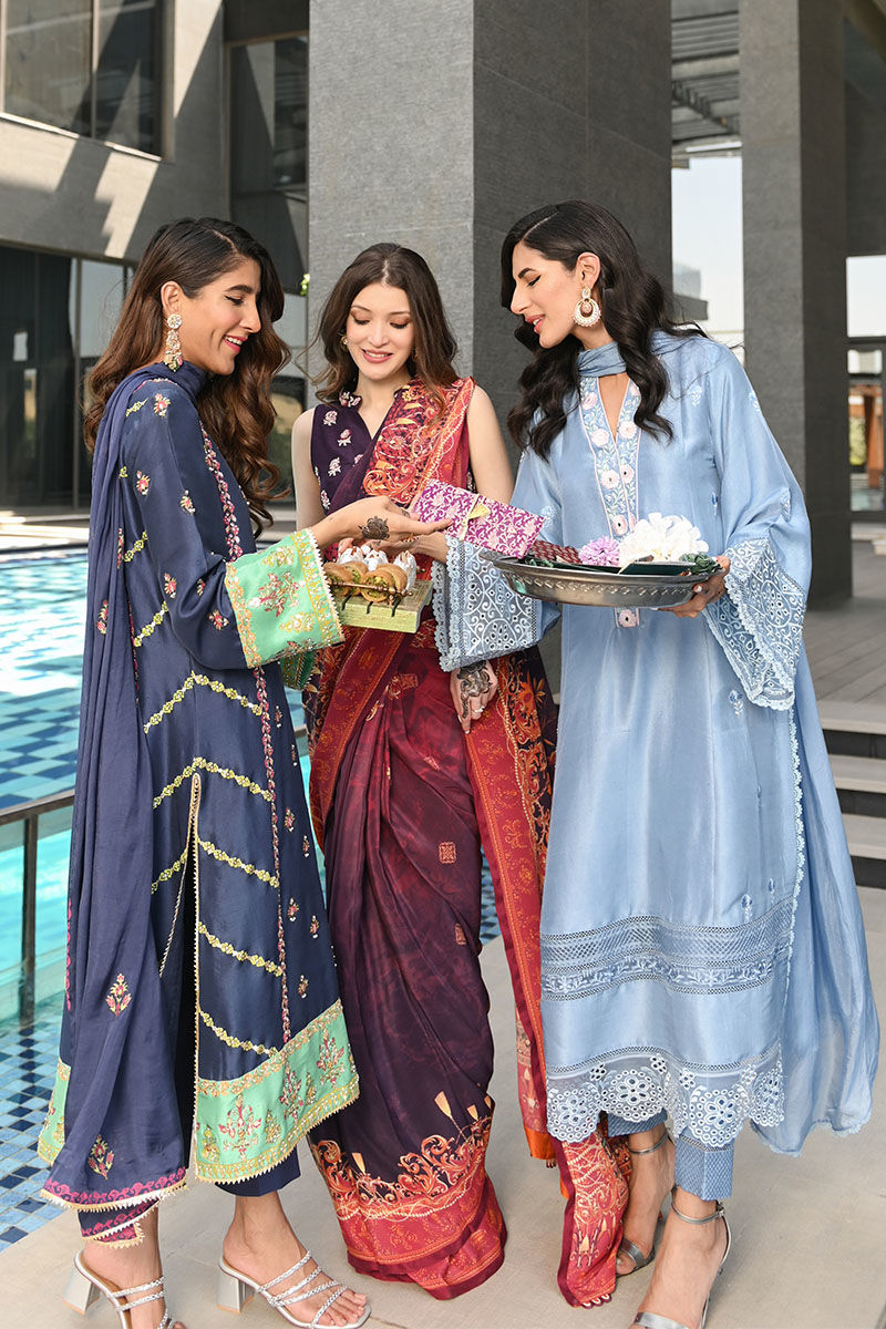 Ansab Jahangir | Luxury Silk Pret | VINTAGE VOILET