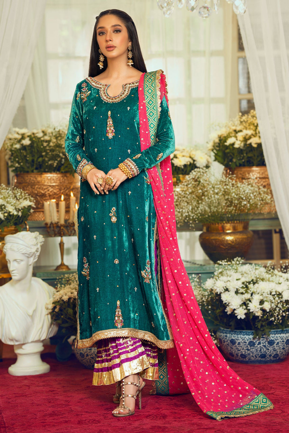 Annus Abrar | Semi Formals | ALARA - Official Annus Abrar - Agha Fabrics UK