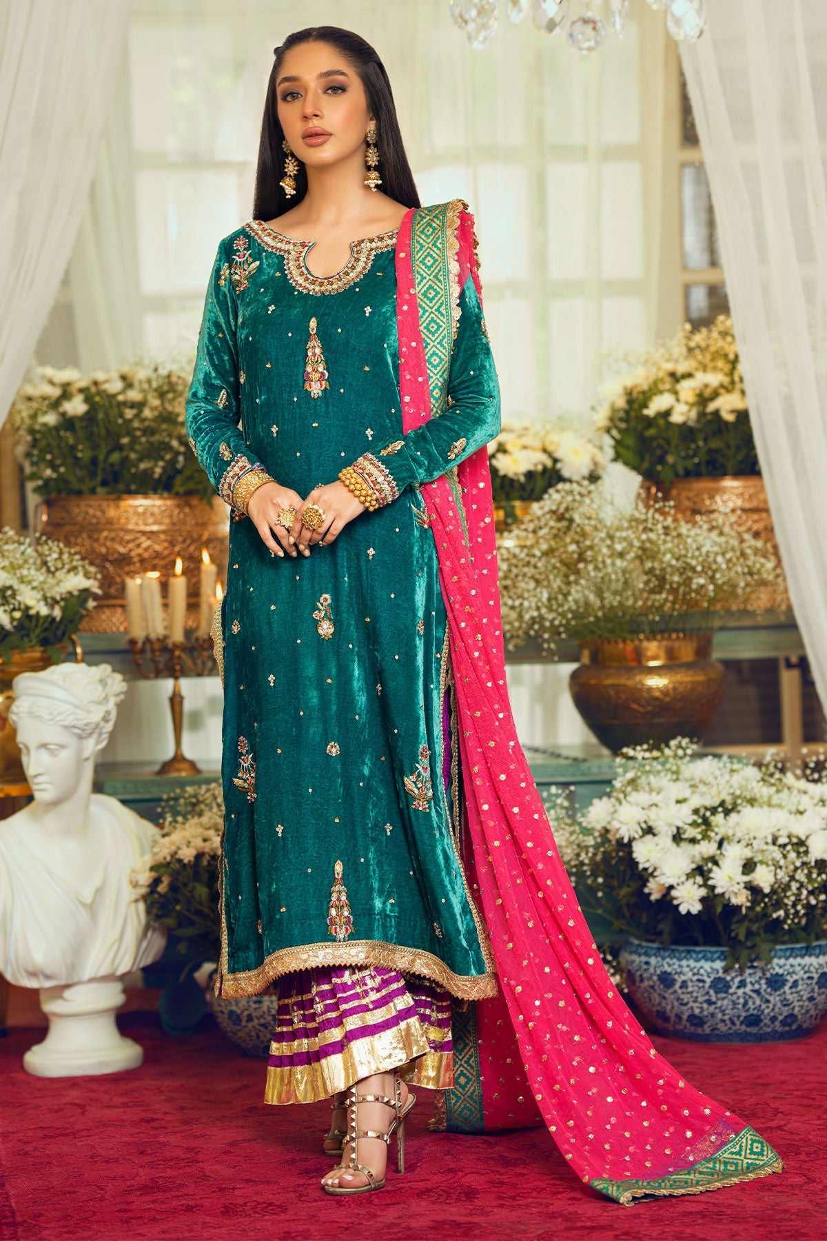 Annus Abrar | Semi Formals | ALARA - Official Annus Abrar - Agha Fabrics UK