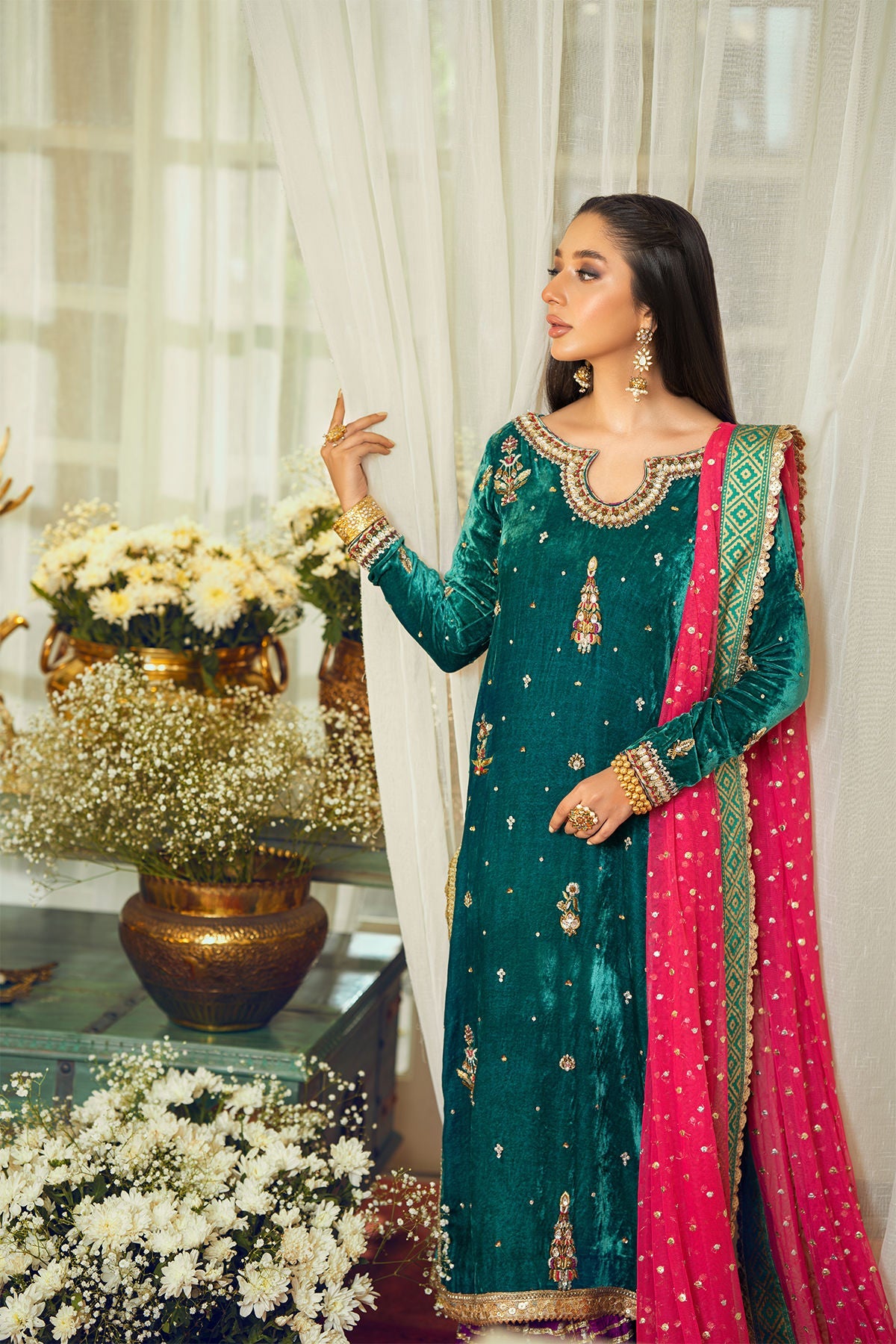 Annus Abrar | Semi Formals | ALARA - Official Annus Abrar - Agha Fabrics UK