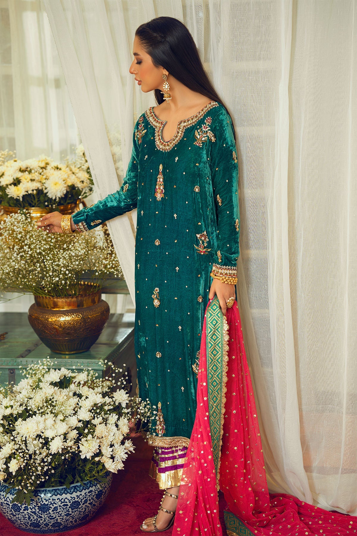 Annus Abrar | Semi Formals | ALARA - Official Annus Abrar - Agha Fabrics UK