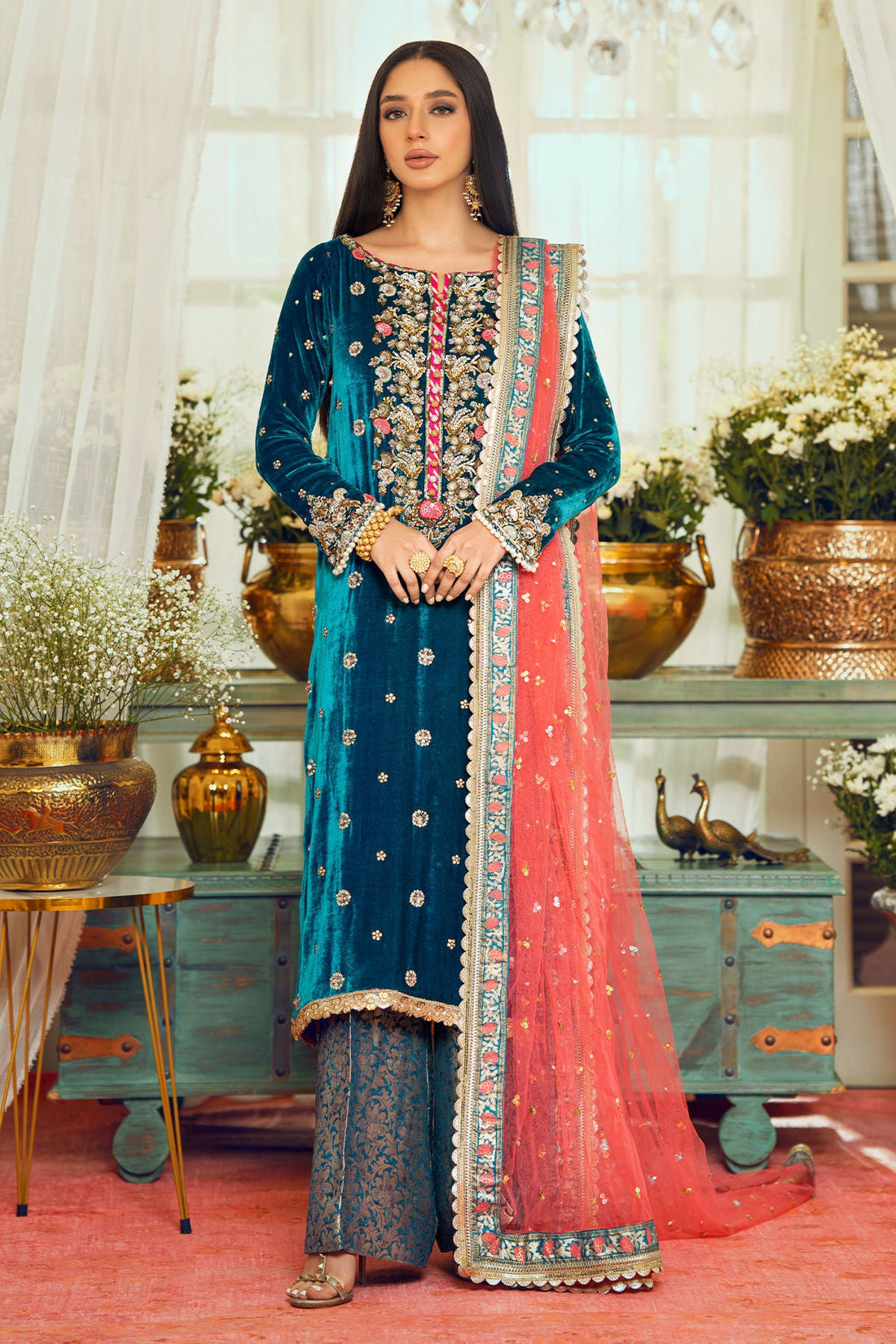 Annus Abrar | Semi Formals | EMEL - Official Annus Abrar - Agha Fabrics UK