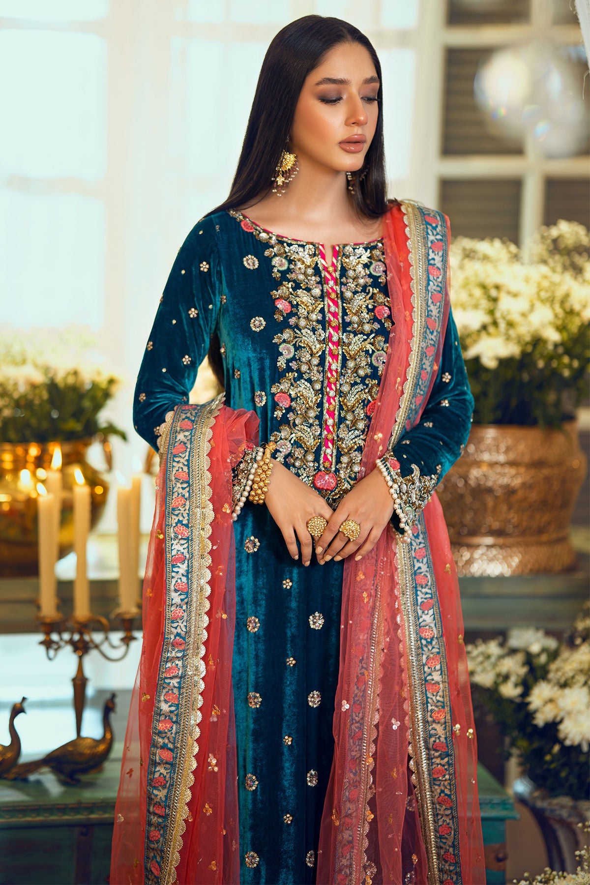 Annus Abrar | Semi Formals | EMEL - Official Annus Abrar - Agha Fabrics UK