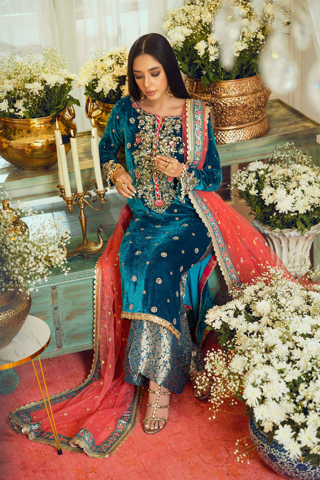 Annus Abrar | Semi Formals | EMEL - Official Annus Abrar - Agha Fabrics UK