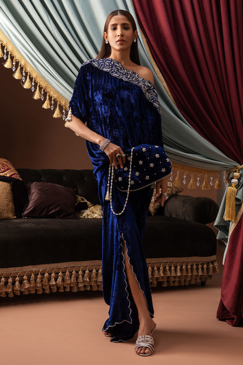 Ansab Jahangir | Bow Velvet Edit | AMALINE - Official Ansab Jahangir - Agha Fabrics UK