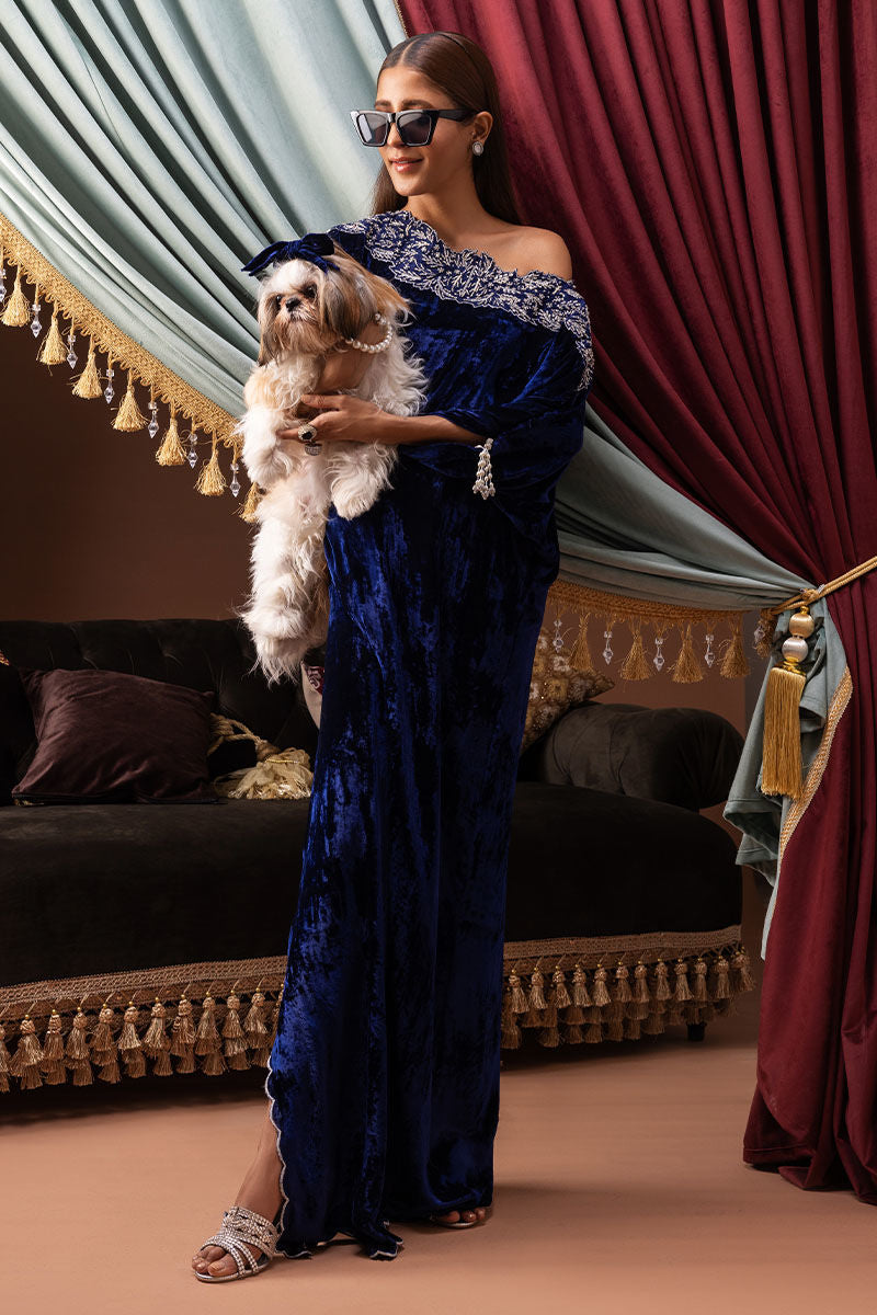 Ansab Jahangir | Bow Velvet Edit | AMALINE - Official Ansab Jahangir - Agha Fabrics UK